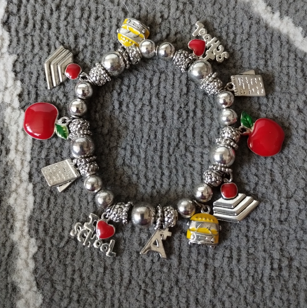 Teacher Charm Bracelet